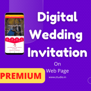 Digital Wedding Invitation - Premium (NFC Included)